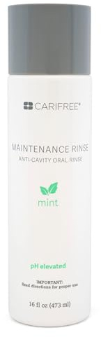 CariFree Maintenance Rinse, Mint Flavored, Anti-Cavity Fluoride Mouthwash, Dentist Recommended, Prevents Oral Decay, Freshens Breath, Alcohol-Free, Neutralizes pH (Previously CTx3)