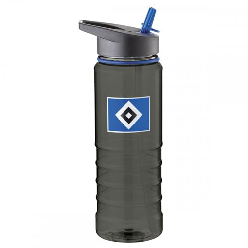 Hamburger SV HSV Flasche/Trinkflasche, Kunststoff ** transparent schwarz ** 29772