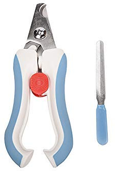 OMEM Bird Nail Clippers with Grinding Nail Scissors Tool Pet Parrot Claw Care (Blue,S)