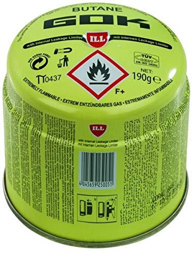GOK Gas Kartusche 190g 21 390 00 Propantechnik Propangasschlauch
