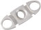 Tagliasigari Argento Tagliasigari in Acciaio Inox con Doppie Lame 9x4cm Tagliasigari Portatili per Maggior Parte delle Dimensioni di Sigari