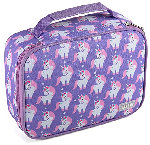 VASCHY Große Federmäppchen, Multi Fächer Federmappe Mäppchen Organizer 72 Stück Etui Schule Federtasche Maeppchen für Mädchen Einhorn