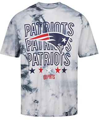 Recovered NFL T-Shirt Jersey Trikot American Football Fanshirt Teamlogo Helm Tie-Dye Sommer Oversized