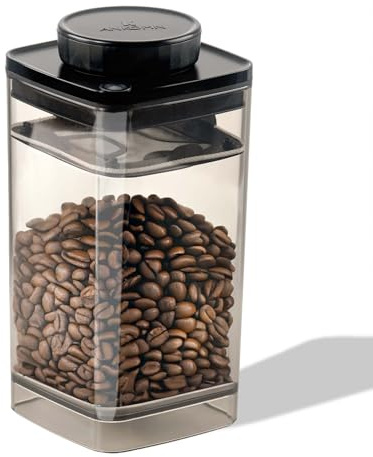 ANKOMN Coffee Vacuum Container, Patented Turn-n-Seal Canister Features the Airtight Vacuum Sealed Rubber and Inner Plate, Holding the Vacuum and Keeping Your Coffee Fresh Longer (One Pound)