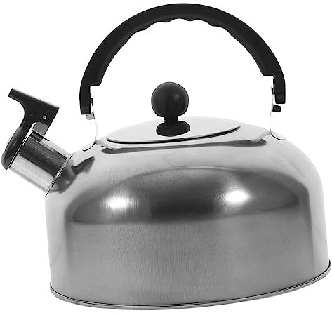 PRETYZOOM Hervidor De Agua Tetera Calentador De Inducción Acero Inoxidable Silbante