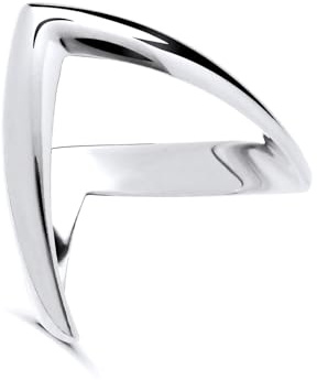 Sterling Silver 925 Double Wishbone Ring size J to V (M)