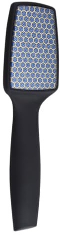Lima Exfoliante Portátil Negra de Vidrio Nano para Pies | Abs y Pp, Diseño Anticaída, Limpieza Higiénica, Uso Manual para Mujer y Hombre, Formato Compacto