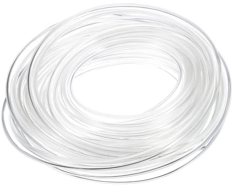 QUARKZMAN PVC-slang 3,5 mm ID x 4,5 mm OD (4 meter) – akvarieslangar – gummislang ölslang flexibel, livsmedelssäker och transparent för dricksvatten, hushåll och industri