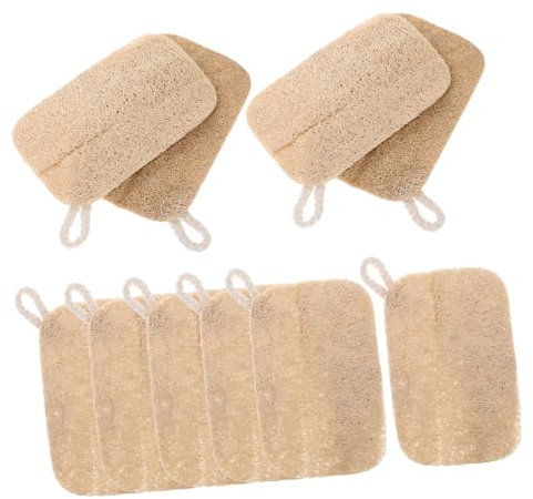 Ipetboom 10pièces Lot De Éponges à Vaisselle Luffa Naturel Éponges De Nettoyage Pour Laver La Vaisselle Outil De Lavage Polyvalent