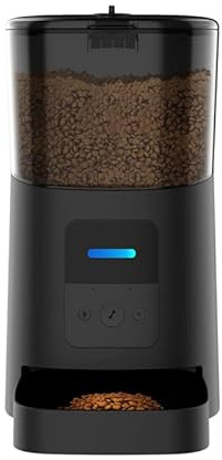 XB- Automatic Cat Feeder, 6L WiFi Dog Feeder with APP Control for Remote Feeding, Cat Food Dispenser with Low Food Sensor and Recorder