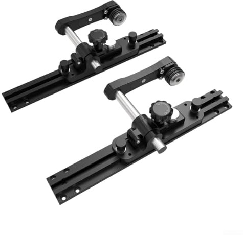 Guide de rouleau de scie de table avec contrôle de tension et cadre en alliage d'aluminium pour un fonctionnement stable et sûr