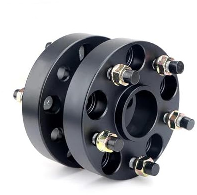 Spurverbreiterungen Für Tesla Für Model 3/Y M14x1,5 18/20/25/30/40 Mm Lochkreis 5x114,3 Mm Mittenloch 64,1 Mm Radabstandshalter-Adapter Spürverbreiterungsatz(18mmBlack)