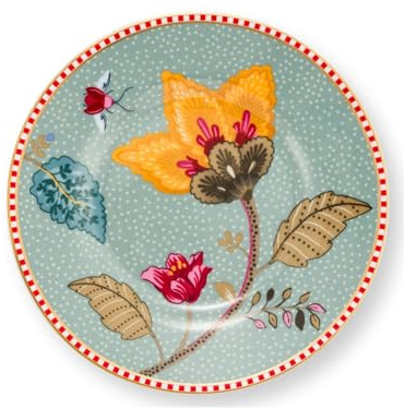Pip Studio Blooming Tales Fantasy Blue Petit Four Brotteller 12cm