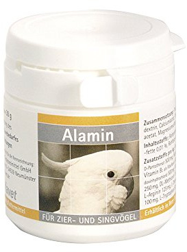 alfavet Alamina B vitamine e aminoacidi, energia e difese, in Caso di carichi, Alimenti complementari per Uccelli Ornamentali e canori, 30 g