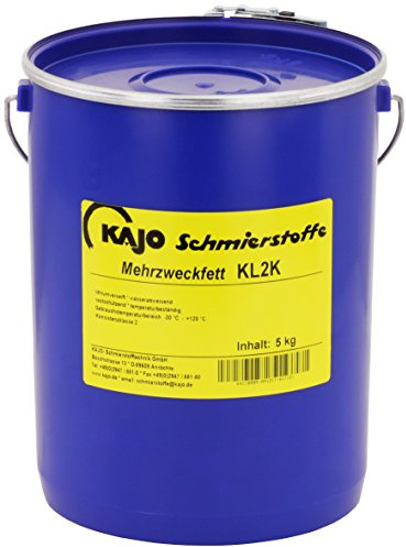 Schmierfett KAJO KL2K Mehrzweckfett 15 Kg Eimer, Top Walkstabilität, Schutz vor Korrosion, für Kraftfahrzeuge, Baumaschinen, Förderanlagen