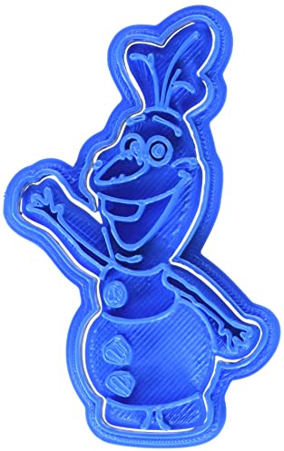 Cuticuter Olaf Ganz Frozen Ausstechform, Kunststoff, Blau, 8 x 7 x 1,5 cm