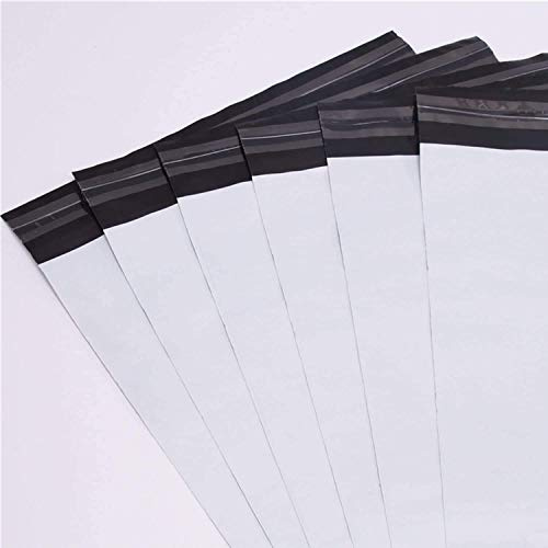 100St Plastik Versandtaschen Versandtüten Versandbeutel (42cm*47cm+5cm) | Folienversandtaschen Warenbeutel aus Plastik für Kleidung und Textilien selbstklebend, undurchsichtig