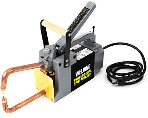 Stark USA Spot Welder 1/8 120V Electric Single Phase Portable Handheld Welding Electronic Control 6 Throat Depth Tip Gun