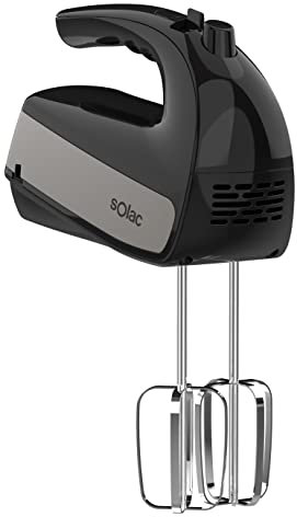 SOLAC Batidora de mano de 5 velocidades y 200 W + Turbo