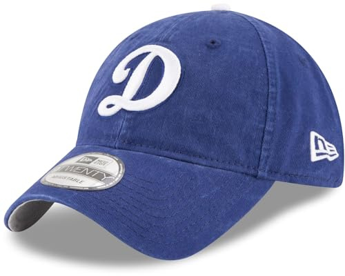 New Era Los Angeles Dodgers MLB Core klassisk blå justerbar 9Twenty keps