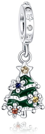 Amuefer Festival Holiday Charms pour Bracelets et Colliers, Argent Sterling Charme Saint Valentin Noël Anniversaire Bijoux Cadeaux pour Femme Fille Maman Épouse Amis