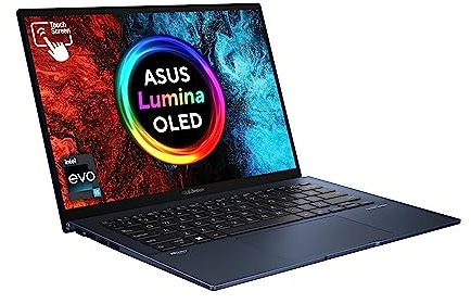 ASUS Zenbook 14 OLED UX3402VA - 14.0 2.8K 90Hz Touchscreen Laptop (Intel i5-13500H, 16GB RAM, 512GB PCIe SSD, Backlit Keyboard, Windows 11)