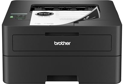 Brother HL-L2460DW Wireless Compact Monochrome Laser Printer with Duplex, Mobile Printing, Black & White Output | Includes Refresh Subscription Trial(1), Works with Alexa