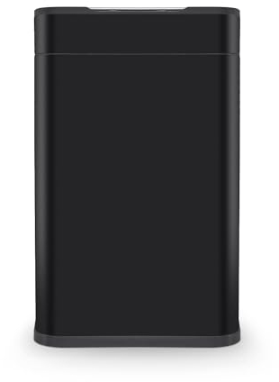 Tower T938023BLK Ozone Sensor Bin, Large 60L, Hands Free Opening, Carbon Filter, Black