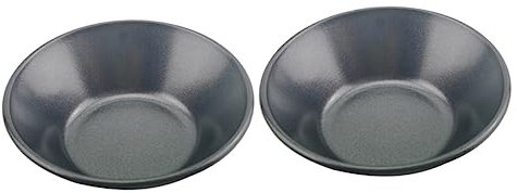 Alipis 2 Piezas 12 Piezas Tazas Para Hornear Tartas De Huevo Horneado De Sartenes Para Tartaletas Molde De Cakesicles Moldes Grandes Para Latas De Tarta De Huevo Black