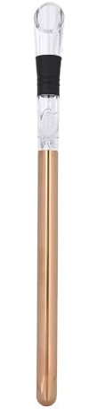 LSDLOUYAQNG Champagne bucket Wine Cooler Ice Bucket Stainless Steel Barware Wine Pourer With Chill Rod Bottle Coolers Chiller Stick Spout Aerator Drinks Cooler(Rose Gold-315mm)