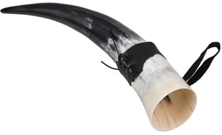 MAGICLULU Tasse Viking Corne Pour Bière Vin Hydromel Décoration Rétro Fêtes Médiévales