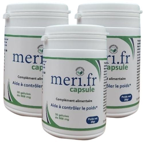 Meri.fr Capsules lot de 1 x 30 caps au Vinaigre de Cidre et Morosil – Naturel, efficace et expédié depuis la France!