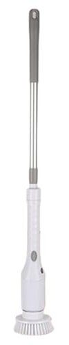 Power Scrubber Brush – Electric Cleaning Tool With Head Attachments, Long Reach Handle, Heavy-Duty Tile Cleaner, Rechargeable Drill Brush Set | Versatile Scrubbing Solution For Bathroom, Grout, F