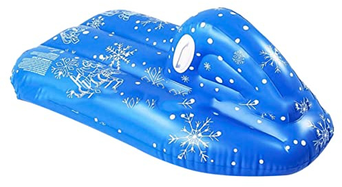 ibasenice Aufblasbare Winter Schneeröhre Aus Robustem PVC Kältebeständig Und Stabil Mit Zwei Griffen Runder Kids Tube Schlitten Für Sicheren Schneespaß Im Freien Für Junge Mädchen Zum Rodeln