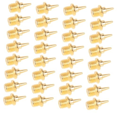 Clavos de Repuesto para Pista de Metal Dorado 50 Piezas para Calzado