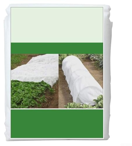 Bâche de Protection 9x1.6m Tissu Non-Tissé Anti-Gel pour Plantes Légumes Rosiers Couvre-Sol Hiver(30g)