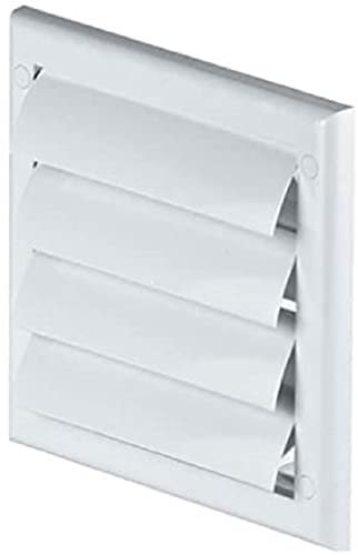 Boomerangg Gravity Flap Ventilation Shutter Grill Extractor Fan Ducting Air Vent Grill Back Draft Flap Cover with Spigot 100mm at The Back TN3