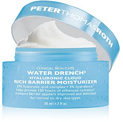 Peter Thomas Roth Water Drench Hyaluronic Cloud Rich Barrier Moisturizer, Skin Barrier Cream, Hyaluronic Acid Moisturizer, Moisturizer For Dry Skin