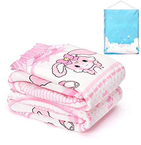 LittleForBig Pañal estampado para adultos, 2 piezas, bebé Usagi (XL 121-142 cm)