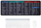 Partideal Keyboard Excel Shortcuts Mouse Mat,Quick Key Super Large Gaming Mouse Pad,Anti-Slip Multifunctional Computer Mat,Keyboard Pad for Office Home Desk Pc Laptop (80x30x0.2cm)