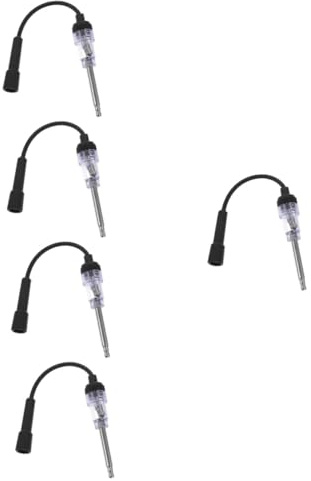 OUNONA 5piezas Probador De Bujías De Encendido Medidor De Espacio Herramienta De Detección De Encendido Para Automóviles y Motores Detector De Chispas y Comprobador De Componentes