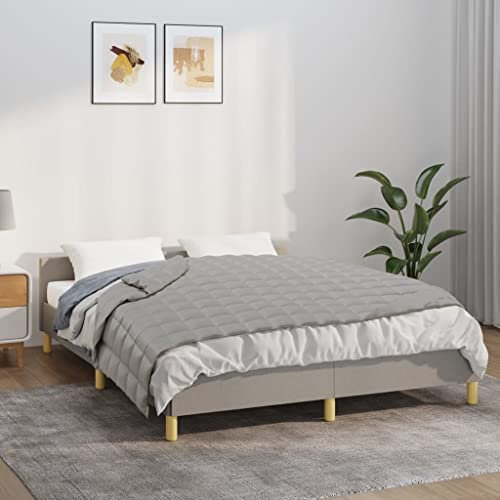Lauuoeriau Bettwäsche & Bettwäsche, Bettwäsche, Decken, Gewichtsdecke, Grau, 120 x 180 cm, 9 kg Stoff