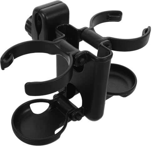 ARTSEWPLY Soporte para Bebidas de Cochecito Portabotellas Portátil Resistente para Carrito de Compatible con Biberones y Botellas de Agua Fácil Instalación para Paseos al Aire