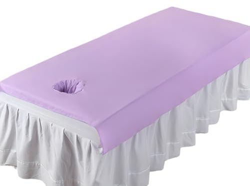 lmoikesz Massagebäddsöverdrag med ansiktshål Tjockt,B,200 * 110 cm | massagebäddsöverdrag Spacenter skönhetssalong SPA Center lakan oljeabsorberande matta vattentätt överdrag