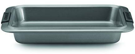 Anolon 54706 Advanced Nonstick Baking Pan/Nonstick Cake Pan, Rectangle - 9 Inch x 13 Inch, Gray