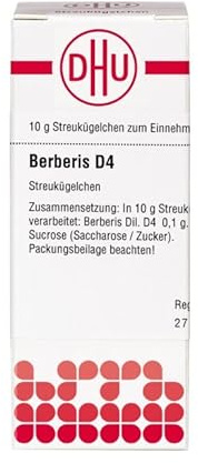 Berberis D4 DHU Globuli, 10 g Globuli