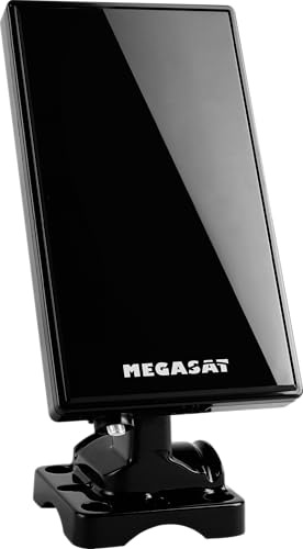 Megasat DVB-T 40 – Antenne, Indoor & Outdoor, TV & Radio – Schwarz | DVB-T/DVB-T2, UKW, DAB/DAB+, wasserdichtes Gehäuse, LTE-Filter, 28 dB Verstärkung