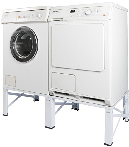 Edco Doppel Untergestell für Waschmaschine und Trockner Sockel Podest Erhöhung