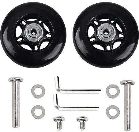 Ersatz rollen für koffer Gummi Rollen Räder Ersatz Wheels Rad für Trolley Samsonite Hartschalenkoffer rollen mit kugellager Ersatzteile, Reparatur Set