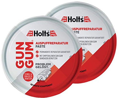 Holts 2X Auspuff Dichtungspaste Gungum Autopflege Reperatur Hitzebeständig 200 G 204101